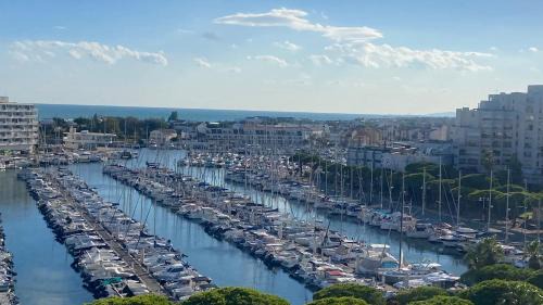 Carnon-Plage Apartment | Carnon Plage, Vue panoramique sur mer port proche Parc Expo