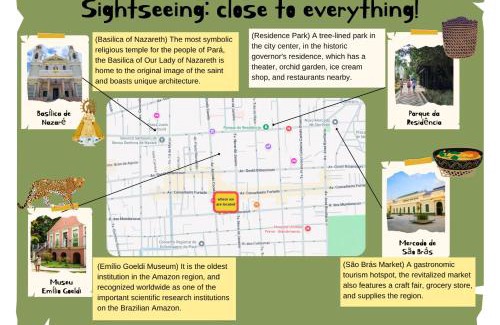 Cremacao House | Casa com suítes privativas COP30 - Localização no centro, perto de serviços e pontos turísticos