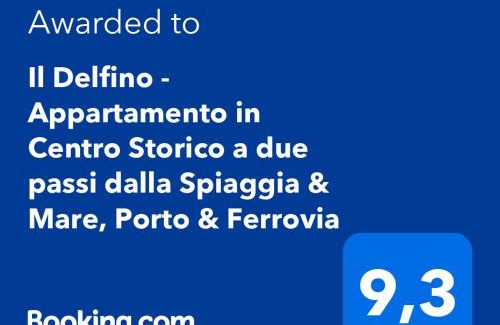 Civitavecchia Apartment | Casa Delfino - Appartamento Centro Storico a due passi dalla Spiaggia & Mare, Porto & Ferrovia