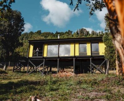 Los Ladrillos House | Casa Embarcadero, casa de montaña en Cochamó