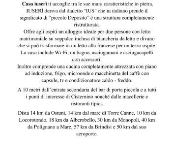 Old Town Cisternino House | Casa iuserì