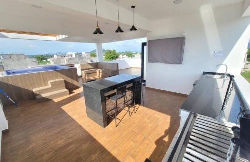 Tequesquitengo House | Casa Lúa Tequesquitengo. Alberca, jacuzzi y roof