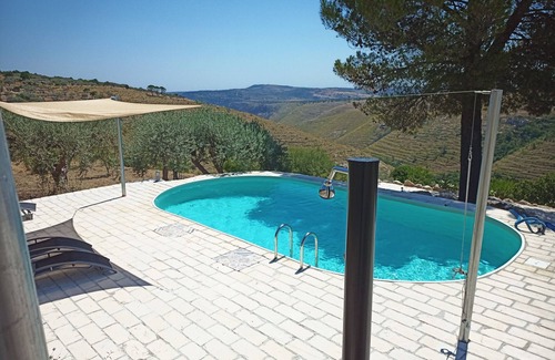 Buscemi House | Casa Rustico Relax completely private with pool in the olive grove with a fantastic panorama