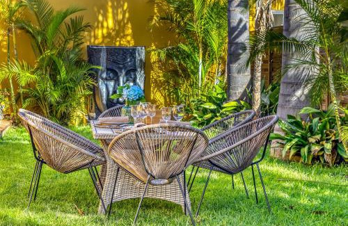 Santa Barbara House | Casa Vista Teide con Jardín, Barbacoa y Fuente Zen