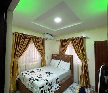Abeokuta Apartment | Cee&Tee ABK 2BEDROOMS-247Electricity - Solar Inverter AC in bedrooms