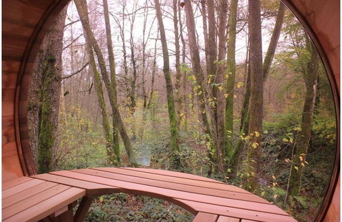Saint-Nabord Cabin | Celestial cabin with private sauna and Scandinavian bath! Near the ski slopes