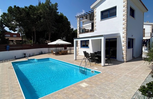 Protaras Villa | Central Protaras, no car necessary. WIFI and UK TV. Short stroll to the beach.
