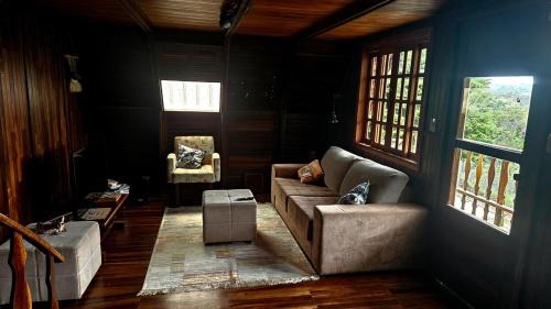 Recanto Araucaria House | Chalé Aconchego na Natureza- rústico, confortável e bem localizado