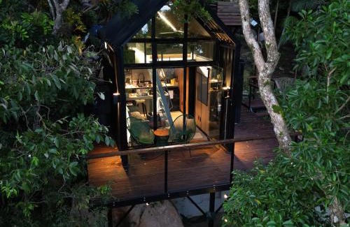 Rio das Pacas Ski Chalet | Chalé Sattva - Vista Mar - Florianópolis - SC - Brasil