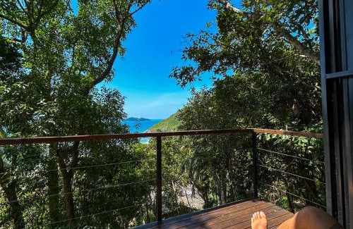 Rio das Pacas Ski Chalet | Chalé Sattva - Vista Mar - Florianópolis - SC - Brasil