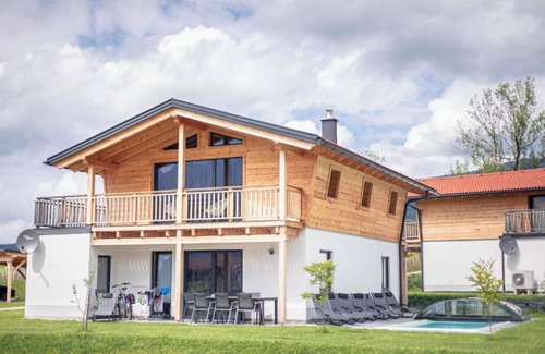 Inzell Apartment | Chalet 16 with balcony and mountain view