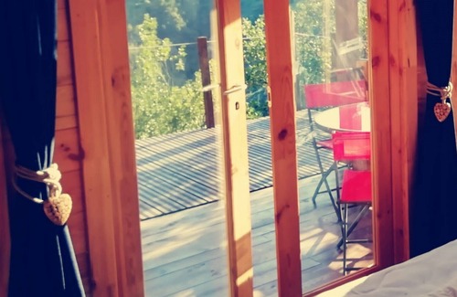 Luceram Ski Chalet | Chalet Deer with private pool and access Spa in winter.