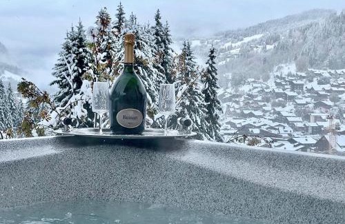Les Gets Ski Chalet | Chalet Luxury 5-Les Gets-Luxe-confort-jacuzzi-à 400 m des pistes et vue montagne Mont Chéry