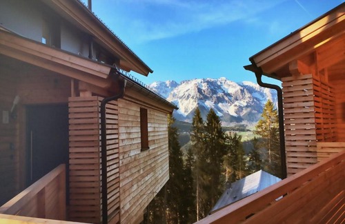 Pichl-Preunegg Ski Chalet | Chalet with panoramic sauna