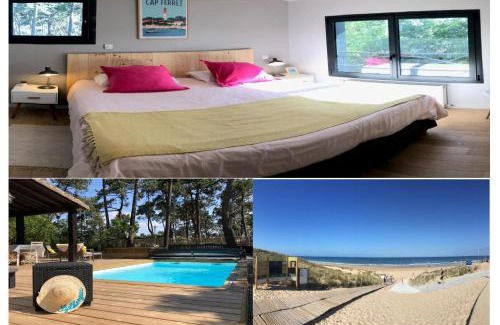 Piraillan House | Chambre Privative, Cap Ferret - Villa Sylhengui