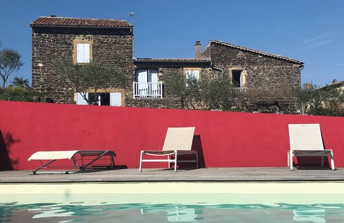 Saint-Lager-Bressac House | Character house in Ardèche with heated swimming pool and pétanque court.