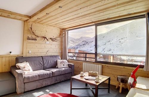 Les Menuires Apartment | Charmant Appart 3 pièces avec cabine, skis aux pieds, parking inclus - FR-1-344-796