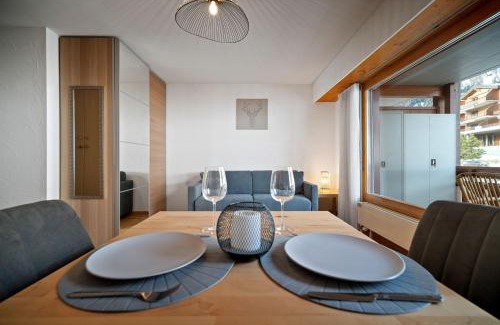 Ovronnaz Apartment | Charmant studio rénové situé dans les bains d'Ovronnaz, immeuble les Sources