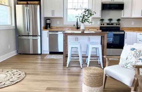 Avon Cottage | Charming 2-bedroom, BRAND NEW custom home, linens provided, steps to the beach!