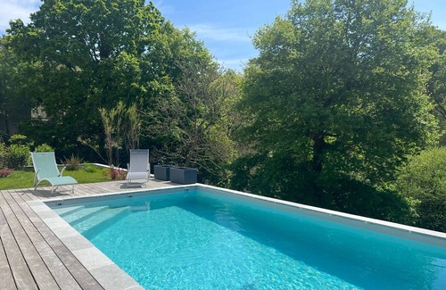 Ciboure Apartment | Charming 2BR with pool and parking in Basque house