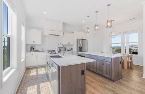 Fort Morgan House | Charming 4BD/4.5BA Beach House. Private Pool! Boardwalk to Bay! Steps to Beach!