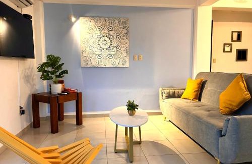 Boca del Rio Apartment | Charming and Family With a pool and ocean view, 3 blocks from the beach, with 2 TVs and Netflix