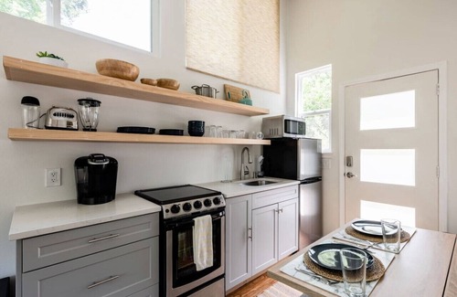 Johnston Terrace House | Charming, Cozy Tiny Gem w/ Hot Tub + Trail Access!