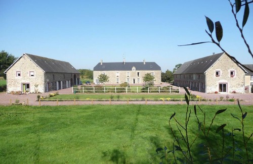 Feugeres Cottage | Charming Farmhouse Cottage with Shared Pool and Play Area in Cotentin