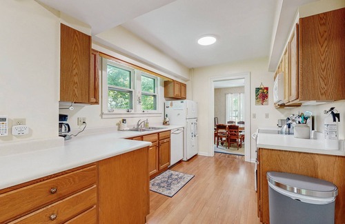 Town of Jerusalem House | Charming lake view home w/dock, pergola and grill & lake side fire pit