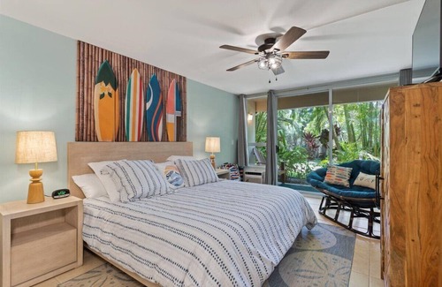 Kihei Resort | Charming Studio at Maui Banyan Resort - Walk to Beach, Pools, AC, Beach Gear