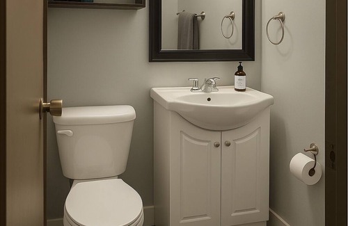 Eau Claire Apartment | Charming Vintage Studio Escape in Downtown Calgary