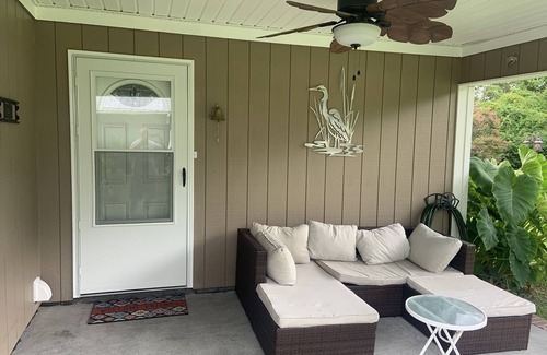 Garden City House | Cheerful 2 bedroom home, 1.5 miles from beach. Motorcycle/trailer friendly.