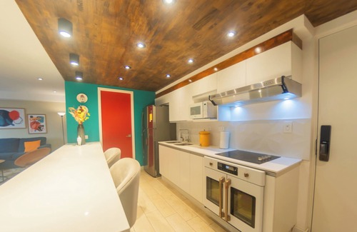 Zona 4 Apartment | Chic and Modern 9th floor 2B/2B Apt in Downtown