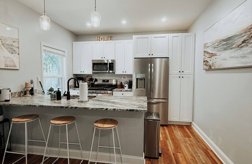 Port Royal House | Chic Family - Friendly 3BR Home w/Pool, Hot Tub & Fire pit near Parris Island