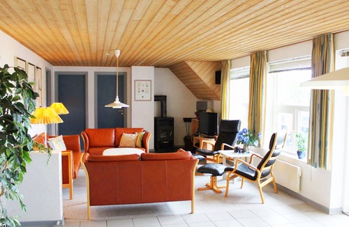 Blavand House | Chic pool house with whirlpool, sauna and fireplace in a quiet location