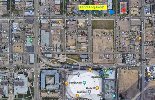 Downtown Edmonton Apartment | Chris's Cozy Condo Times Square Rogers Place Edmonton