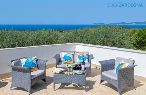 Alghero Villa | ClickSardegna Villa Brionis sea view, 7 bedrooms, 5 bathrooms and 3 kitchens