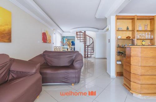 Tupi Apartment | Cobertura com piscina pé na areia em Praia Grande