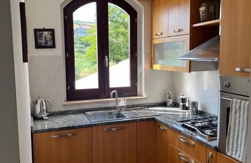 Scerne Apartment | “Collemare” A luxury private garden apartment with pool, Sea views for 6 people.