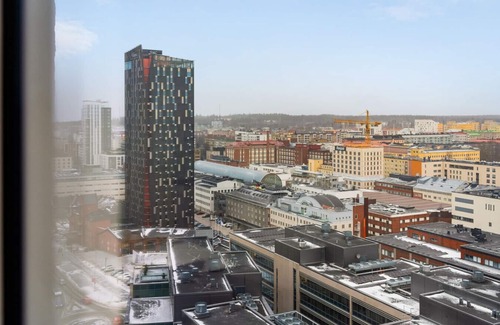 Tampere Condo | Come in! "Topaasi 3" Magnificent 1bd above skies!