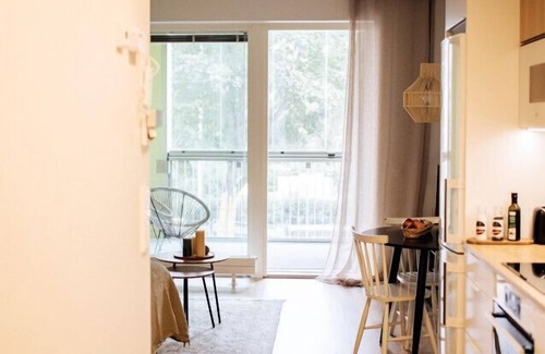 Tampere Condo | Come in `Vapari` Studio with own glazed balcony!