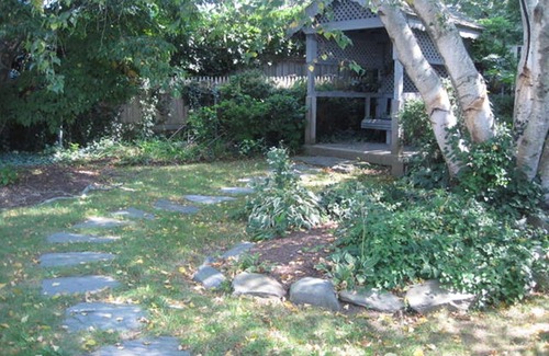 Easton's Point House | Comfortable home and separate cottage walking distance to the water