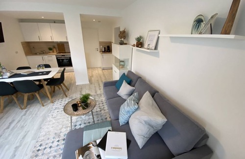 Lietzow Apartment | Comfortable vacation apartment with balcony, sauna and Bodden view