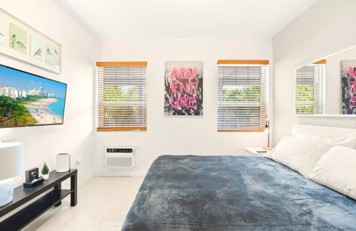 West Avenue Apartment | Comfy 1BR in Miami Beach's Heart w BBQ zone