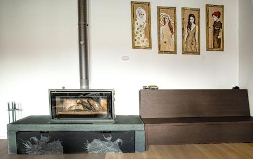 Banska Bystrica Apartment | Contemporary apartment with fireplace & terrace