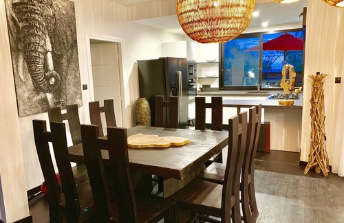 Saint-Pierre De La Reunion Villa | Contemporary oceanfront villa, pure Balinese style, design, luxury, modern