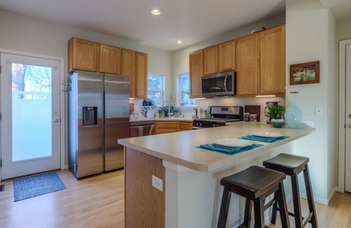 Longmont House | Convenient 2 bedroom Townhouse with walking path, pool and great location.