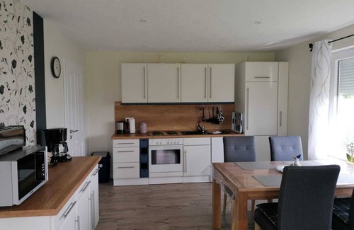 Dornum Apartment | Core-serviced apartment directly on the small dike for up to 5 people