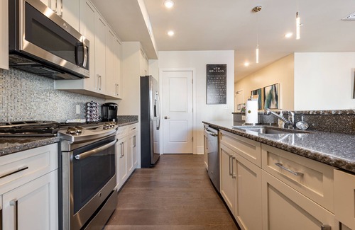 Central Business District Apartment | Corner Downtown Penthouse Private Terrace Walk to Superdome Parades French Quarter