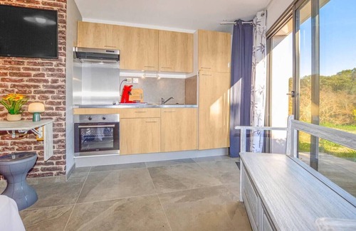 Taglio-Isolaccio Apartment | Corsica and Zen BULLE ZEN 25m² 2pers+ Baby, terrace View on wood, full nature